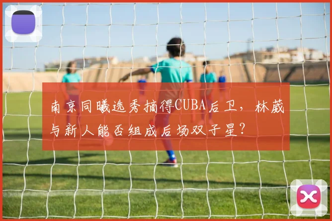 南京同曦选秀摘得CUBA后卫，林葳与新人能否组成后场双子星？