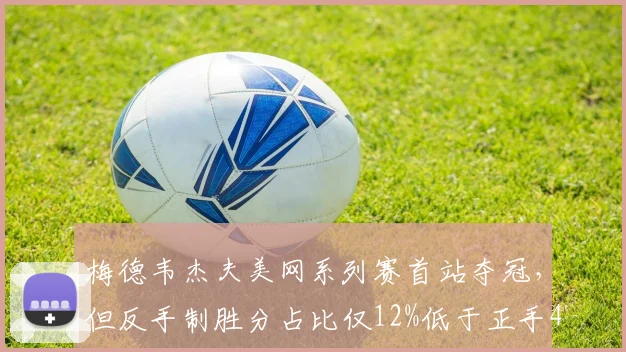 梅德韦杰夫美网系列赛首站夺冠，但反手制胜分占比仅12%低于正手48%
